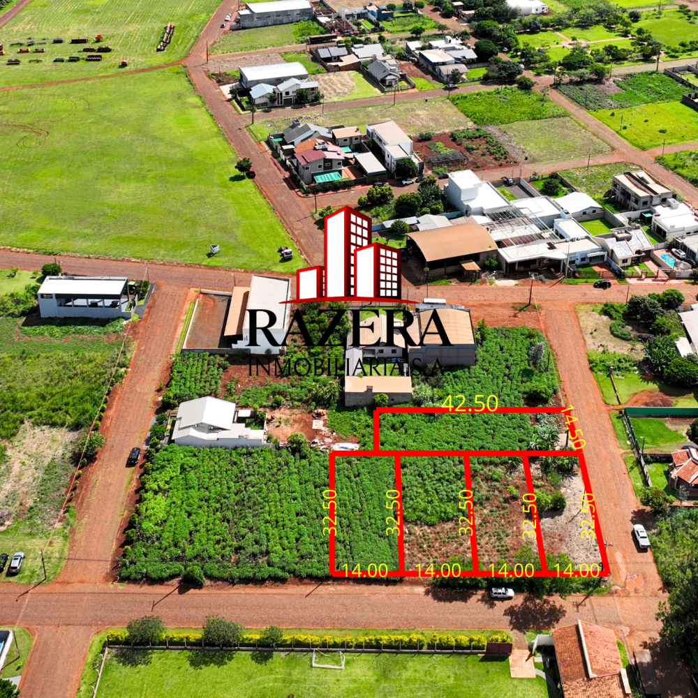 5 TERRENOS DISPONIBLES com medida